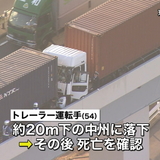 【死因はおっちょこちょい?】首都高で事故　運転手が事故後、約２０ｍ落下し死亡