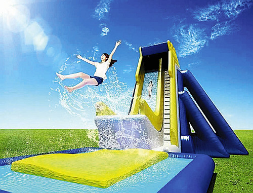 大阪城公園にウォーターパーク 日本初の「ジャンピングスライダー」も登場:コメント1