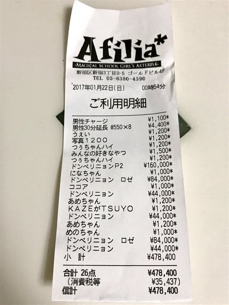 【驚愕】メイド喫茶で47万使うもう猛者現る：コメント1