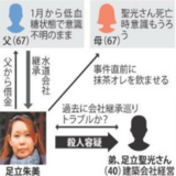 父と弟殺害容疑の女が偽装工作か、弟のカバンからインスリン注射器見つかる