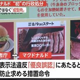 マックに初の「行政処分」…ローストビーフは「成型肉」だった！　