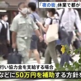 東京都、ホストクラブなどに休業協力金50万円支給へ