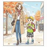 着飾ったママ＆クソダサ服の子ども←今なら分かる子育ての“理想と現実”にSNS共感の嵐