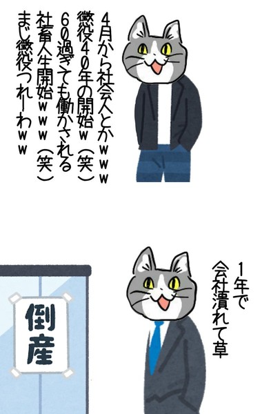 「初日からバックレやがった」　入社1日で会社を辞めた新社会人に騒然：コメント58